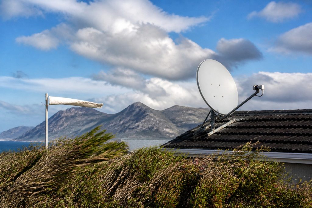 Why the south-easter keeps knocking your DStv dish out of line